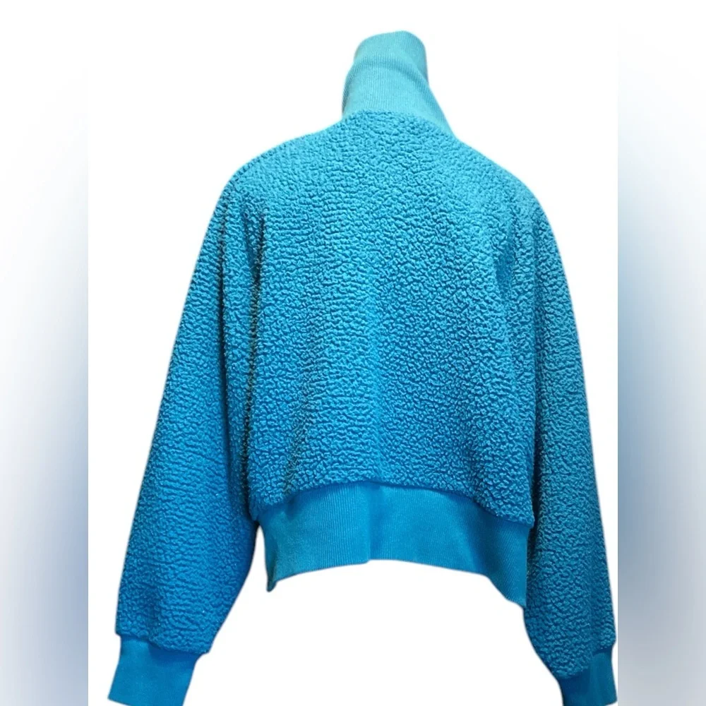 Victoria's Secret PINK SHERPA HALF - ZIP COZY PULLOVER size L - Picture 4 of 5